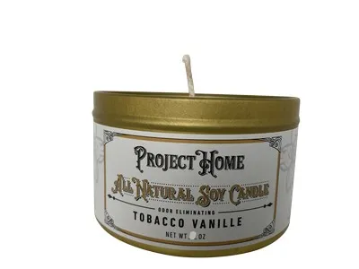 1ea 6oz Project Sudz Candle Tobacco Vanille - Treat